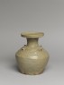 Greenware vase, or hu, with dish-shaped mouth (oblique)
