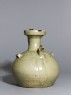 Greenware ewer with chicken head spout (side)