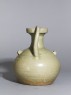 Greenware ewer with chicken head spout (side)