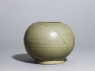 Greenware globular jar (side)