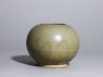 Greenware globular jar (side)