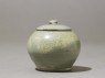 Globular greenware jar (side)