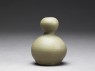 Greenware vase in double-gourd form (side)