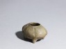Greenware four-lobed water pot with four legs (oblique)