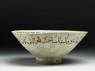 Bowl with paired riders inscribed with good wishes (side)