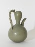 Greenware ewer in double-gourd form (side)