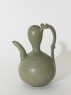 Greenware ewer in double-gourd form (oblique)