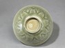 Greenware bowl with lotus decoration (bottom)