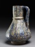 Jug with floral and geometric decoration (side)