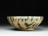 Bowl with polychrome splashed decoration (side)