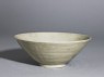 Greenware bowl with inscription (oblique)