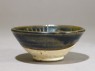 Black ware bowl with stripes (oblique)