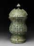 Ritual wine vessel, or zhi (side)