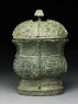 Ritual wine vessel, or zhi (side)