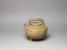 Greenware water vessel, or he (oblique)