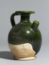 Green-glazed ewer (side)