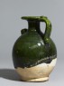 Green-glazed ewer (side)