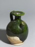 Green-glazed ewer (oblique)