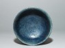Bowl with blue glaze (top)