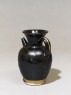 Black ware ewer with iron glaze (oblique)