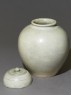 White ware jar (oblique, open)