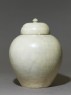 White ware jar (side)