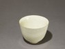 White ware cup (oblique)