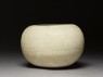 Globular white ware bowl (side)