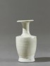 Miniature white ware vase (side)