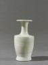 Miniature white ware vase (side)