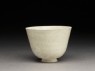 White ware cup (oblique)