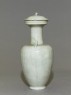 Greenware vase with floral decoration (side)