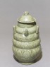 Greenware burial vase with spouts (oblique)
