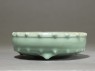 Greenware bulb bowl with bosses (side)
