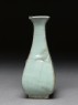 Greenware vase in the style of Guan ware (side)