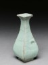 Greenware vase in the style of Guan ware (oblique)