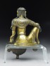 Seated figure of a bodhisattva (back)