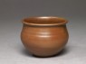 Ding type jar with russet iron glaze (oblique)