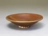 Ding type bowl with russet iron glaze (oblique)