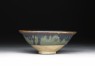 Black ware bowl with iron glazes (side)