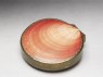 Kōgō, or incense box, made from a Venus shell (oblique)