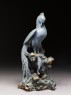 Blue Bizen ware figure of a phoenix (side)