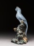 Blue Bizen ware figure of a phoenix (side)