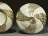 Lidded box with geometric designs (top)