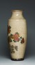 Satsuma vase with birds and flowers (side)