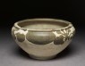 Alms bowl with floral decoration (oblique)