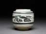 Cizhou type jar with floral decoration (side)