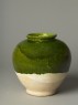 Green-glazed jar (oblique)