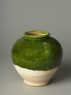 Green-glazed jar (oblique)