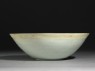 White ware bowl with fish (side)